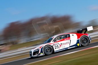 World © Octane Photographic Ltd./Chris Enion. Avon Tyres British GT Championship - Saturday 30th March 2013 Oulton Park – Practice 1. Audi R8 LMS Ultra – United Autosports – Zak Brown, Matt Bell, Mark Patterson. Digtal Ref : 0604ce1d4566