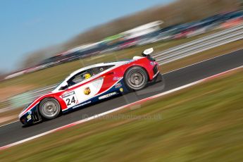 World © Octane Photographic Ltd./Chris Enion. Avon Tyres British GT Championship - Saturday 30th March 2013 Oulton Park – Practice 1. McLaren MP4-12C GT3 – United Autosports – Mark Blundell, Roger Wills. Digtal Ref :