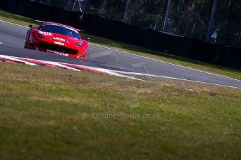 World © Octane Photographic Ltd./Chris Enion. Avon Tyres British GT Championship - Saturday 30th March 2013 Oulton Park – Practice 1. Ferrari 458 Italia, FF Corse – Rob Barff, Gary Eastwood. Digital Ref : 0604ce1d4756