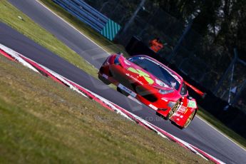 World © Octane Photographic Ltd./Chris Enion. Avon Tyres British GT Championship - Saturday 30th March 2013 Oulton Park – Practice 1. Ferrari 458 Italia – Rosso Verde – Hector Lester, Allan Simonsen. Digital Ref : 0604ce1d4806
