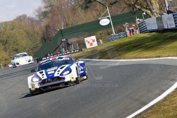 World © Octane Photographic Ltd./Chris Enion. Avon Tyres British GT Championship - Saturday 30th March 2013 Oulton Park – Practice 1. Aston Martin V12 Vantage GT3 – Beechdean Motorsport – Jonathan Adams, Andrew Howard. Digital Ref : 0604ce1d4920