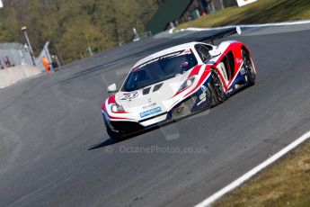 World © Octane Photographic Ltd./Chris Enion. Avon Tyres British GT Championship - Saturday 30th March 2013 Oulton Park – Practice 1. McLaren MP4-12C GT3 – United Autosports – Zak Brown, Glynn Geddie. Digtal Ref : 0604ce1d4929