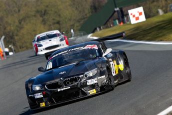 World © Octane Photographic Ltd./Chris Enion. Avon Tyres British GT Championship - Saturday 30th March 2013 Oulton Park – Practice 1. BMW Z4 GT3 – 888Optimum – Joe Osborne, Lee Mowle and Ginetta G50 – Century Motorsport – Declan Jones, Zoe Wenham. Digital Ref : 0604ce1d4940