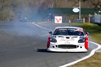 World © Octane Photographic Ltd./Chris Enion. Avon Tyres British GT Championship - Saturday 30th March 2013 Oulton Park – Practice 1. Ginetta G50 – Century Motorsport – Declan Jones, Zoe Wenham. Digital Ref : 0604ce1d4948