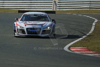 World © Octane Photographic Ltd. Avon Tyres British GT Championship	- Saturday 30th March 2013 Oulton Park – Practice 1. Audi R8 LMS Ultra – United Autosports – Zak Brown, Matt Bell, Mark Patterson. Digtal Ref : 0604lw1d8068