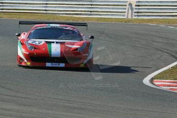 World © Octane Photographic Ltd. Avon Tyres British GT Championship	- Saturday 30th March 2013 Oulton Park – Practice 1. Ferrari 458 Italia – AF Corse – Aaron Scott, John Dhillon. Digital Ref : 0604lw1d8082