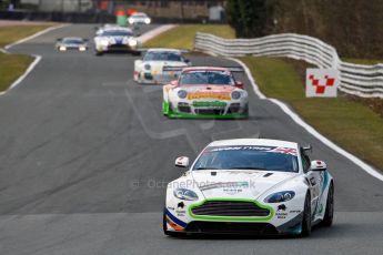 World © Octane Photographic Ltd./Chris Enion. Avon Tyres British GT Championship - Saturday 30th March 2013 Oulton Park – Practice 2. Aston Martin V8 Vantage GT4 – Complete Racing AMR – Tom Wilson, Steve Chaplin. Digital Ref : 0605ce1d4992