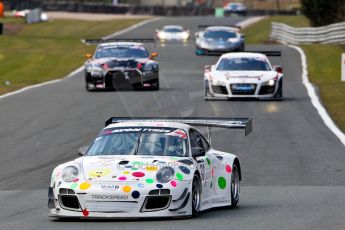 World © Octane Photographic Ltd./Chris Enion. Avon Tyres British GT Championship - Saturday 30th March 2013 Oulton Park – Practice 2. Porsche 997 GT3-R – Trackspeed - Nick Tandy, David Ashburn. Digital Ref :