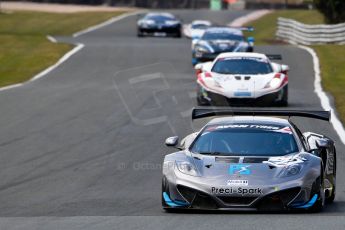 World © Octane Photographic Ltd./Chris Enion. Avon Tyres British GT Championship - Saturday 30th March 2013 Oulton Park – Practice 2. McLaren MP4-12C GT3 – Preci-Spark Engineering – David Jones, Godfrey Jones. Digital Ref :