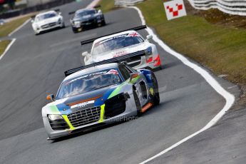 World © Octane Photographic Ltd./Chris Enion. Avon Tyres British GT Championship - Saturday 30th March 2013 Oulton Park – Practice 2. Audi R8 LMS – PE Group Blendini Motorsport – Dominic Evans, Tom Roche. Digital Ref :