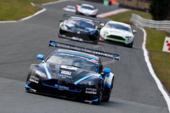 World © Octane Photographic Ltd./Chris Enion. Avon Tyres British GT Championship - Saturday 30th March 2013 Oulton Park – Practice 2. Aston Martin V12 Vantage GT3 – PGF-Kinfaun AMR – John Gaw, Phil Dryburgh. Digital Ref :