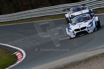 World © Octane Photographic Ltd./Chris Enion. Avon Tyres British GT Championship - Saturday 30th March 2013 Oulton Park – Practice 2. BMW Z4 GT3 – Ecurie Ecosse with Barwell Motorsport – Piers Johnson, Ron Johnson and BMW Z4 GT3 – Ecurie Ecosse – Oliver Bryant, Marco Attard. Digital Ref :