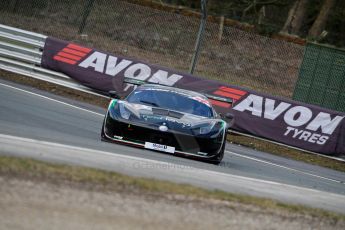 World © Octane Photographic Ltd./Chris Enion. Avon Tyres British GT Championship - Saturday 30th March 2013 Oulton Park – Practice 2. Ferrari 458 Italia – Vita4One Team Italy – Matteo Bobbi, Jay Palmer. Digital Ref :
