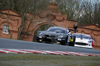 World © Octane Photographic Ltd./Chris Enion. Avon Tyres British GT Championship - Saturday 30th March 2013 Oulton Park – Practice 2. BMW Z4 GT3 – 888Optimum – Joe Osborne, Lee Mowle and Ginetta G50 – Century Motorsport – Declan Jones, Zoe Wenham. . Digital Ref : 0605ce1d5375