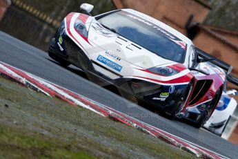 World © Octane Photographic Ltd./Chris Enion. Avon Tyres British GT Championship - Saturday 30th March 2013 Oulton Park – Practice 2. McLaren MP4-12C GT3 – United Autosports – Mark Blundell, Roger Wills. Digtal Ref : 0605ce1d5421