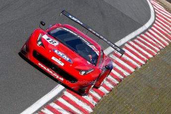 World © Octane Photographic Ltd./Chris Enion. Avon Tyres British GT Championship - Saturday 30th March 2013 Oulton Park – Practice 2. Ferrari 458 Italia, FF Corse – Rob Barff, Gary Eastwood. Digital Ref : 0605ce1d5551