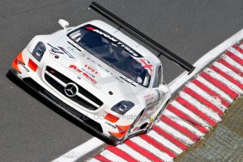 World © Octane Photographic Ltd./Chris Enion. Avon Tyres British GT Championship - Saturday 30th March 2013 Oulton Park – Practice 2. Mercedes-Benz SLS AMG GT3 – Fortec Motorsports – James Walker, Jason Minshaw. Digital Ref : 0605ce1d5558