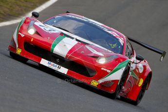 World © Octane Photographic Ltd./Chris Enion. Avon Tyres British GT Championship - Saturday 30th March 2013 Oulton Park – Practice 2. Ferrari 458 Italia – AF Corse – Aaron Scott, John Dhillon. Digital Ref : 0605ce1d5699