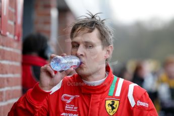 World © Octane Photographic Ltd./Chris Enion. Avon Tyres British GT Championship - Saturday 30th March 2013 Oulton Park – Qualifying 2. Ferrari 458 Italia – Rosso Verde – Allan Simonsen. Digital Ref : 0607ce1d5900