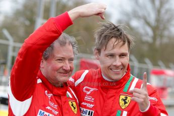 World © Octane Photographic Ltd./Chris Enion. Avon Tyres British GT Championship - Saturday 30th March 2013 Oulton Park – Qualifying 2.Ferrari 458 Italia – Rosso Verde – Hector Lester, Allan Simonsen. Digital Ref : 0607ce1d5924