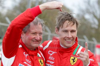 World © Octane Photographic Ltd./Chris Enion. Avon Tyres British GT Championship - Saturday 30th March 2013 Oulton Park – Qualifying 2. Ferrari 458 Italia – Rosso Verde – Hector Lester, Allan Simonsen. Digital Ref : 0607ce1d5928