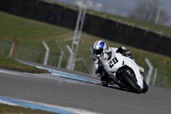 World © Octane Photographic Ltd. MCE Insurance British Superbike Championship (BSB) Test day – Donington Park, 14th March 2013. Jenny Tinmouth – Two Wheel Racing Honda. Digital Ref : 0588ce1d3412