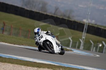 World © Octane Photographic Ltd. MCE Insurance British Superbike Championship (BSB) Test day – Donington Park, 14th March 2013. Jenny Tinmouth – Two Wheel Racing Honda. Digital Ref : 0588ce1d3417