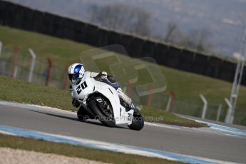 World © Octane Photographic Ltd. MCE Insurance British Superbike Championship (BSB) Test day – Donington Park, 14th March 2013. Jenny Tinmouth – Two Wheel Racing Honda. Digital Ref : 0588ce1d3418