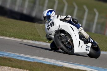 World © Octane Photographic Ltd. MCE Insurance British Superbike Championship (BSB) Test day – Donington Park, 14th March 2013. Jenny Tinmouth – Two Wheel Racing Honda. Digital Ref : 0588ce1d3420