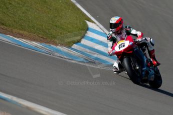 World © Octane Photographic Ltd. MCE Insurance British Superbike Championship (BSB) Test day – Donington Park, 14th March 2013. Mateo Baiocco – Rapido Sport Racing Ducati. Digital Ref : 0588ce1d3595