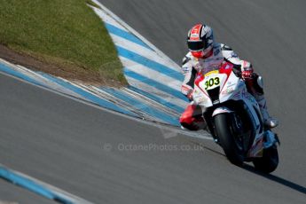 World © Octane Photographic Ltd. MCE Insurance British Superbike Championship (BSB) Test day – Donington Park, 14th March 2013. Rapid Solicitors Kawasaki. Digital Ref : 0588ce1d3622