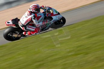 World © Octane Photographic Ltd. MCE Insurance British Superbike Championship (BSB) Test day – Donington Park, 14th March 2013. Shane Byrne – Rapid Solicitors Kawasaki. Digital Ref : 0588ce1d3785