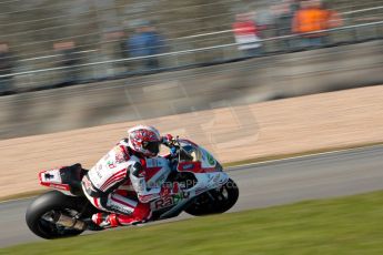 World © Octane Photographic Ltd. MCE Insurance British Superbike Championship (BSB) Test day – Donington Park, 14th March 2013. Shane Byrne – Rapid Solicitors Kawasaki. Digital Ref : 0588ce1d3786