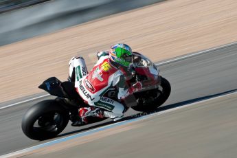 World © Octane Photographic Ltd. MCE Insurance British Superbike Championship (BSB) Test day – Donington Park, 14th March 2013. Mateo Baiocco – Rapido Sport Racing Ducati. Digital Ref : 0588ce1d4091