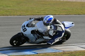 World © Octane Photographic Ltd. MCE Insurance British Superbike Championship (BSB) Test day – Donington Park, 14th March 2013. Jenny Tinmouth – Two Wheel Racing Honda. Digital Ref : 0588lw1d4139