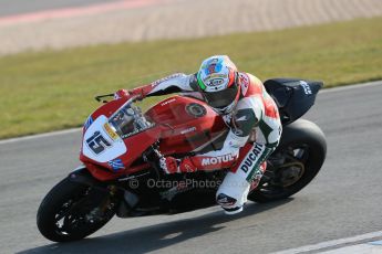 Word © Octane Photographic Ltd. MCE Insurance British Superbike Championship (BSB) Test day – Donington Park, 14th March 2013. Mateo Baiocco – Rapido Sport Racing Ducati. Digital Ref : 0588lw1d4149