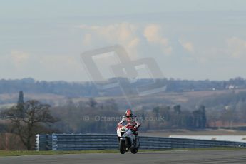 World © Octane Photographic Ltd. MCE Insurance British Superbike Championship (BSB) Test day – Donington Park, 14th March 2013. Rapid Solicitors Kawasaki. Digital Ref : 0588lw1d4392