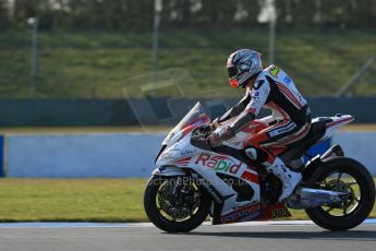 World © Octane Photographic Ltd. MCE Insurance British Superbike Championship (BSB) Test day – Donington Park, 14th March 2013. Shane Byrne – Rapid Solicitors Kawasaki. Digital Ref : 0588lw1d4398