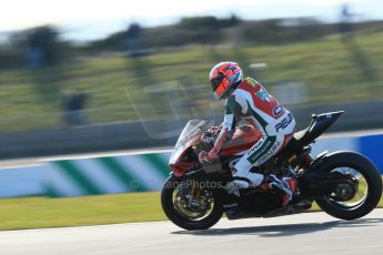 World © Octane Photographic Ltd. MCE Insurance British Superbike Championship (BSB) Test day – Donington Park, 14th March 2013. Mateo Baiocco – Rapido Sport Racing Ducati. Digital Ref : 0588lw1d4410