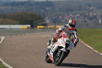 World © Octane Photographic Ltd. MCE Insurance British Superbike Championship (BSB) Test day – Donington Park, 14th March 2013. Rapid Solicitors Kawasaki. Digital Ref : 0588lw1d4488