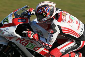 World © Octane Photographic Ltd. MCE Insurance British Superbike Championship (BSB) Test day – Donington Park, 14th March 2013. Shane Byrne – Rapid Solicitors Kawasaki. Digital Ref : 0588lw1d4630