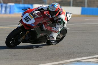 World © Octane Photographic Ltd. MCE Insurance British Superbike Championship (BSB) Test day – Donington Park, 14th March 2013. Mateo Baiocco – Rapido Sport Racing Ducati. Digital Ref : 0588lw1d4765