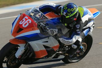 World © Octane Photographic Ltd. Pirelli National Superstock 1000 Championship Test day – Donington Park, 14th March 2013. James East. Digital Ref : 0589lw1d4016