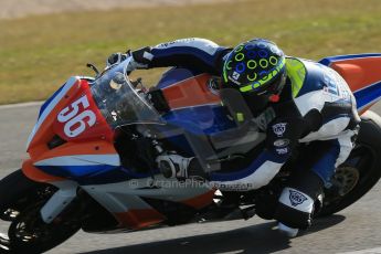 World © Octane Photographic Ltd. Pirelli National Superstock 1000 Championship Test day – Donington Park, 14th March 2013. James East. Digital Ref : 0589lw1d4054