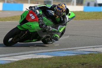 World © Octane Photographic Ltd. Pirelli National Superstock 1000 Championship Test day – Donington Park, 14th March 2013. Filip Backlund. Digital Ref : 0589lw1d4790