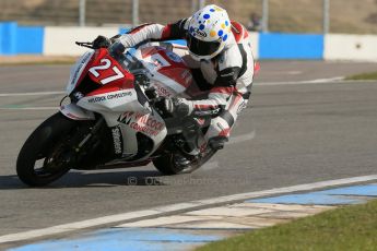 World © Octane Photographic Ltd. Pirelli National Superstock 1000 Championship Test day – Donington Park, 14th March 2013. Dan Stewart. Digital Ref : 0589lw1d4929
