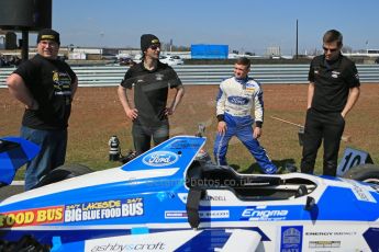 World © Octane Photographic Ltd. Formula Ford, Donington Park Saturday 20th April 2013. Enigma Motorsport – Mygale M12SJ/Scholar – George Blundell. Digital Ref :