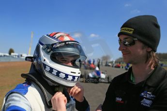 World © Octane Photographic Ltd. Formula Ford, Donington Park Saturday 20th April 2013. Enigma Motorsport – Mygale M12SJ/Scholar – George Blundell. Digital Ref :