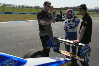 World © Octane Photographic Ltd. Formula Ford, Donington Park Saturday 20th April 2013. Enigma Motorsport – Mygale M12SJ/Scholar – George Blundell. Digital Ref :