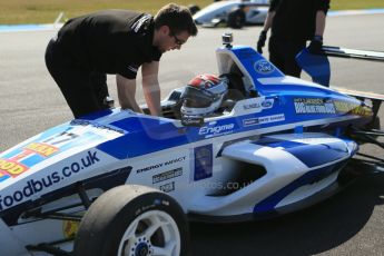 World © Octane Photographic Ltd. Formula Ford, Donington Park Saturday 20th April 2013. Enigma Motorsport – Mygale M12SJ/Scholar – George Blundell. Digital Ref :